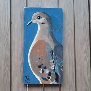 "Morning Dove" Painting on Wood